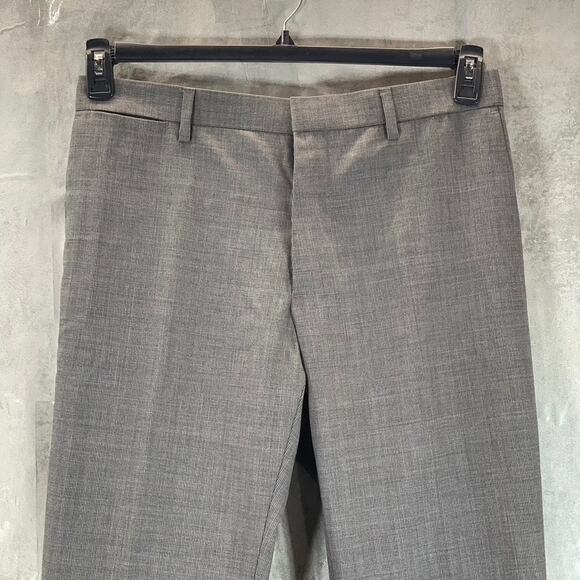 BANANA REPUBLIC Men's Grey Mini Gingham Classic-Fit Dress Pants SZ 32X32 - Picture 3 of 10